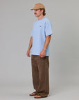 JUST ANOTHER FISHERMAN STAMP SEA TEE WASHED BLUE