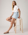 LEVIS CINCH MID-THIGH SHORT - ABRAIDED ART SHORT