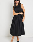 STORIES BE TOLD VIGOUR STRUCTURED BUBBLE MIDI DRESS