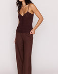 MINK PINK SIENNA POINTELLE KNIT CAMI
