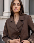 STORIES BET OLD PATHWAY CROPPED TRENCH JACKET