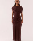 SOVERE ADA OFF SHOULDER DRESS