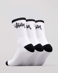 STUSSY GRAFFITI CREW SOCK 3 PACK