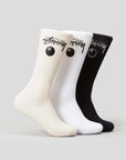 STUSSY MENS 8 BALL SOCKS 3 PACK