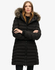 SUPERDRY FUJI FAUX FUR HOOD MID LENGTH