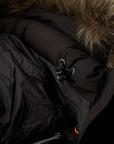 SUPERDRY FUJI FAUX FUR HOOD MID LENGTH