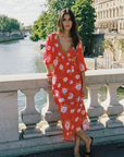 AUGUSTE MALIA MIDI DRESS