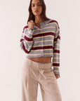 SOVERE ARLO STRIPE CARDIGAN