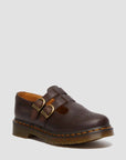 DR MARTENS 8065 MARY JANE DARK BROWN CRAZY HORSE