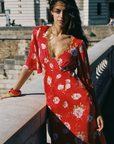 AUGUSTE MALIA MIDI DRESS