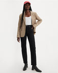 LEVIS WEDGIE STRAIGHT - BLACK SPROUT