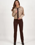 VASSALLI PINWALE CORD DENIM JACKET