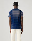 LEVIS SS ORIGINAL HM TEE TAPER STRIPE TEE - TRUE INDIGO