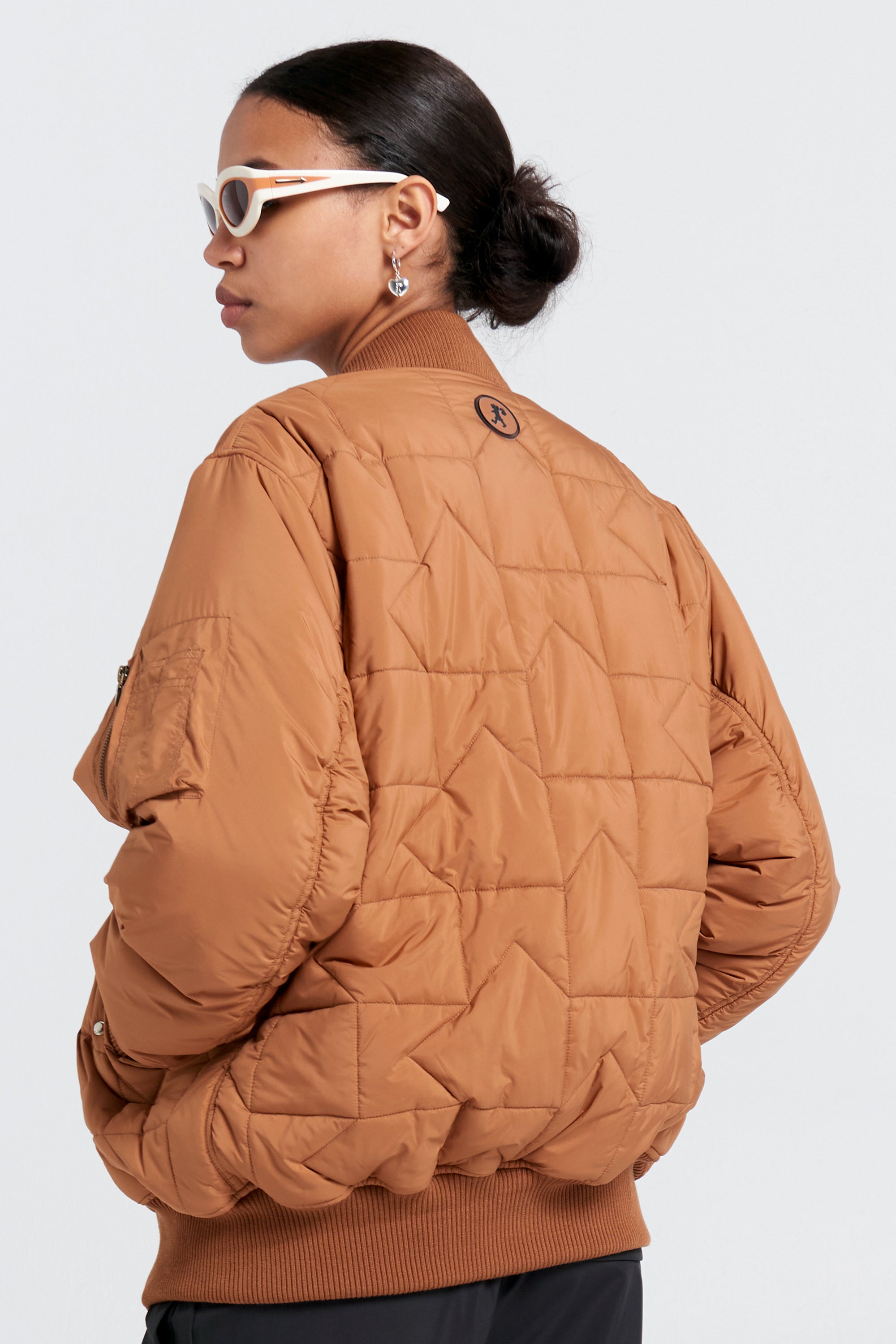 KAREN WALKER QUILTED BOMBER JACKET – Boutique on Main Street