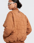 KAREN WALKER QUILTED BOMBER JACKET