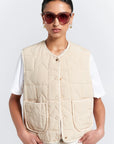 KAREN WALKER QUILTED DRIFT VEST