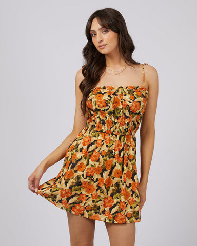 ALL ABOUT EVE MARGOT FLORAL MINI DRESS