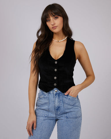 ALL ABOUT EVE NADIA CORD VEST