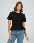 ALL ABOUT EVE LIPA RUCHED TOP