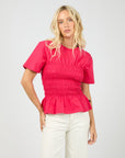 ALL ABOUT EVE LIPA RUCHED TOP