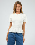 ALL ABOUT EVE LIPA RUCHED TOP