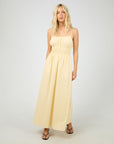 ALL ABOUT EVE ALESSA LINEN MAXI DRESS