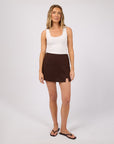 ALL ABOUT EVE FERN LINEN SKORT