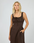 ALL ABOUT EVE POPPY DENIM DRESS