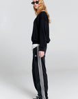 KAREN WALKER RUNAWAY GIRL ORGANIC COTTON CREWNECK SWEATSHIRT
