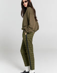 KAREN WALKER RUNAWAY GIRL ORGANIC COTTON CREWNECK SWEATSHIRT