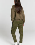 KAREN WALKER RUNAWAY GIRL ORGANIC COTTON CREWNECK SWEATSHIRT