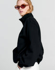 KAREN WALKER RUNAWAY GIRL ZIP-UP SWEATSHIRT