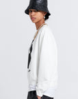 KAREN WALKER KEEP WALKIN ORGANIC COTTON CREWNECK