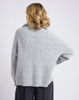 ELM BRON BUTTON KNIT