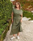 ELM NELLE MIDI DRESS