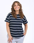 ELM HALLI S/S TEE STRIPE