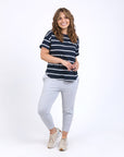 ELM HALLI S/S TEE STRIPE