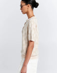 KAREN WALKER MONOGRAM KNIT POLO
