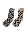 KAREN WALKER MONOGRAM SOCKS 2 PACK