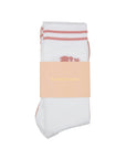 KAREN WALKER RUNAWAY GIRL SOCKS 2 PACK PINK/WHITE