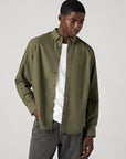 LEVIS AUTHENTIC BUTTON DOWN CYCLE - OLIVE