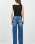 STORIES BE TOLD IRONIC WIDE LEG PANELLED JEANS