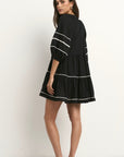 IVY + JACK AGAIN SS TIERED SMOCK DRESS