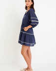 IVY + JACK AGAIN SS TIERED SMOCK DRESS