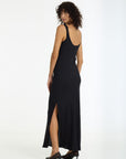 BLAK ALEX BIAS CUT MAXI DRESS