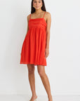 STORIES BE TOLD AUSTIN STRAPPY BABYDOLL MINI DRESS