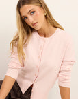 STORIES BE TOLD AUTOGRAPH SOFT FINE GAUGE CREWNECK CARDIGAN