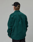 JUST ANOTHER FISHERMAN BOXY RIPPLE SHIRT - GREEN
