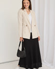 RE:UNION LAGOS LINEN FLOATY BIAS CUT SKIRT