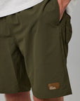JUST ANOTHER FISHERMAN CREWMAN 2.0 SHORTS - OLIVE